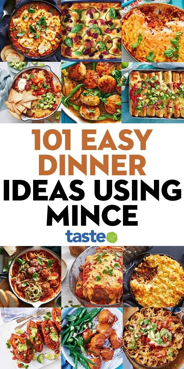 Delicious dinner ideas featuring easy recipes using mince