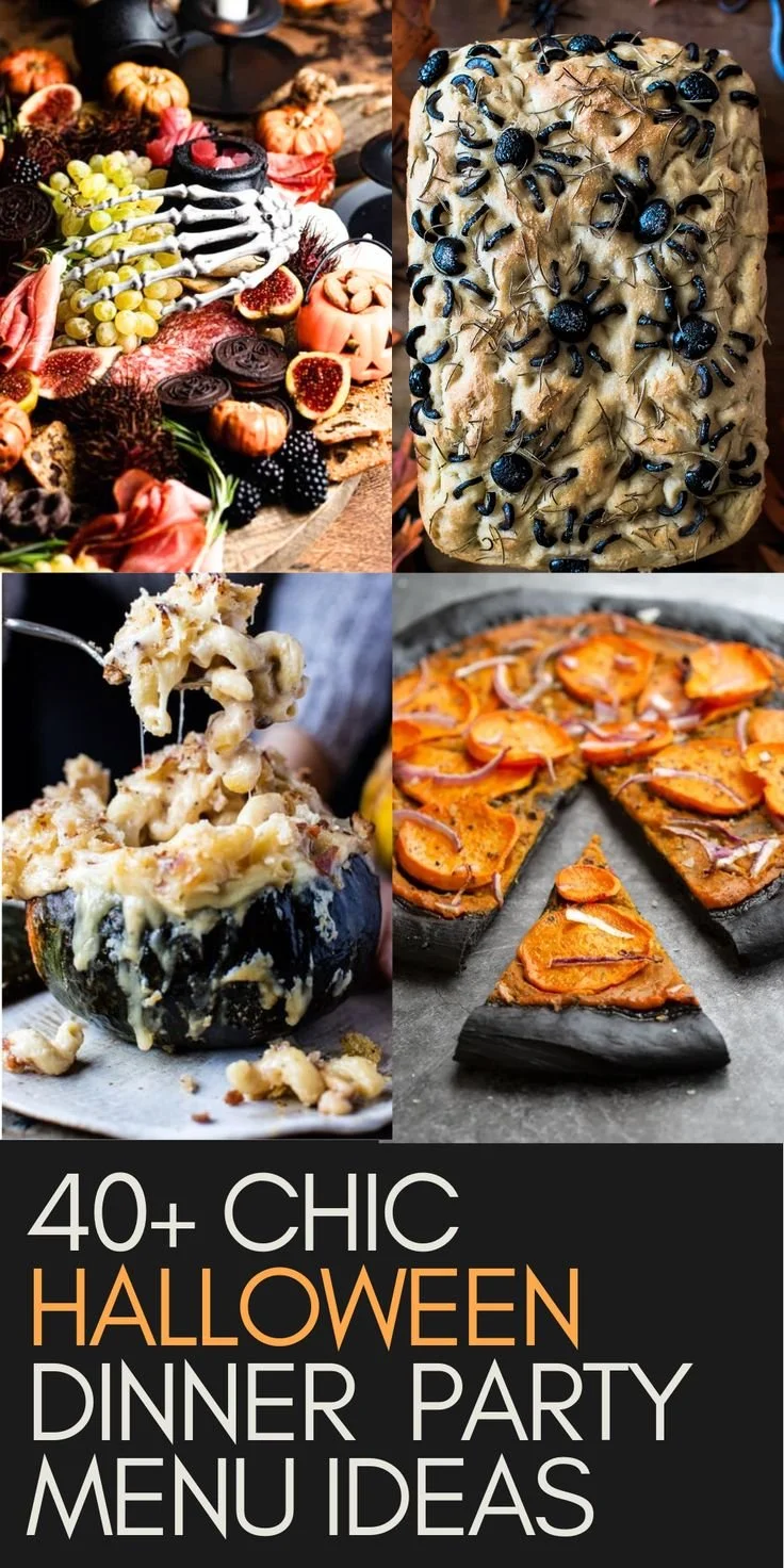 Chic Halloween dinner party recipes for a hauntingly delightful celebration