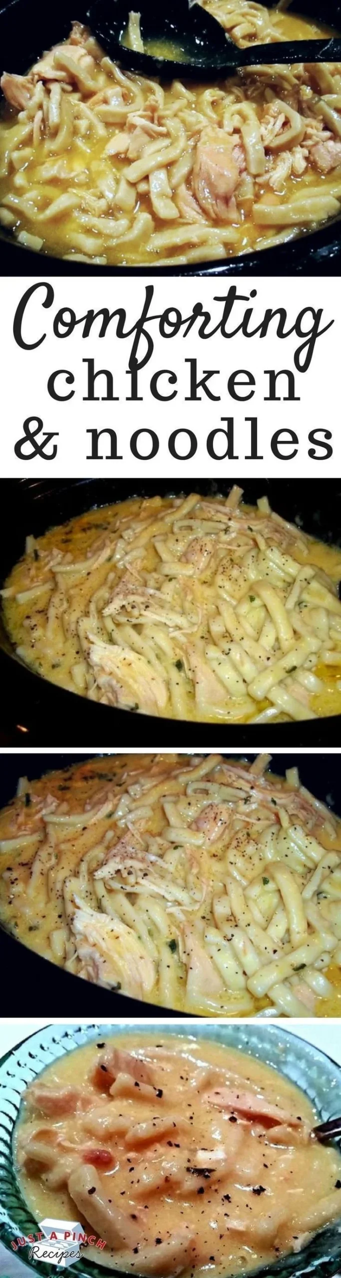 Crock Pot chicken and noodles recipe for a hearty meal
