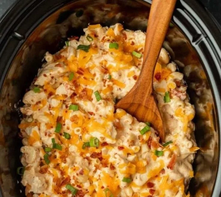 Delicious Crock Pot Crack Chicken Casserole with cheese and herbs
