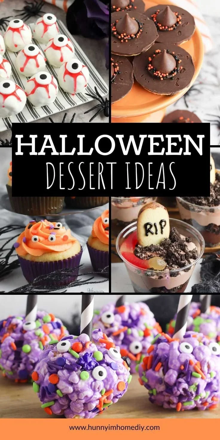 Spooky Halloween themed desserts for festive celebrations